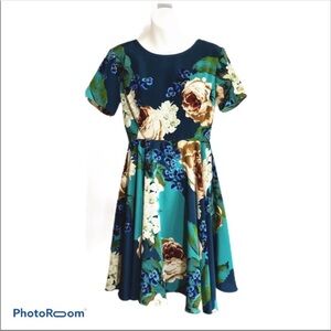 Anthropologie Corey Lynn Calter Paeonia Floral Dress size 4